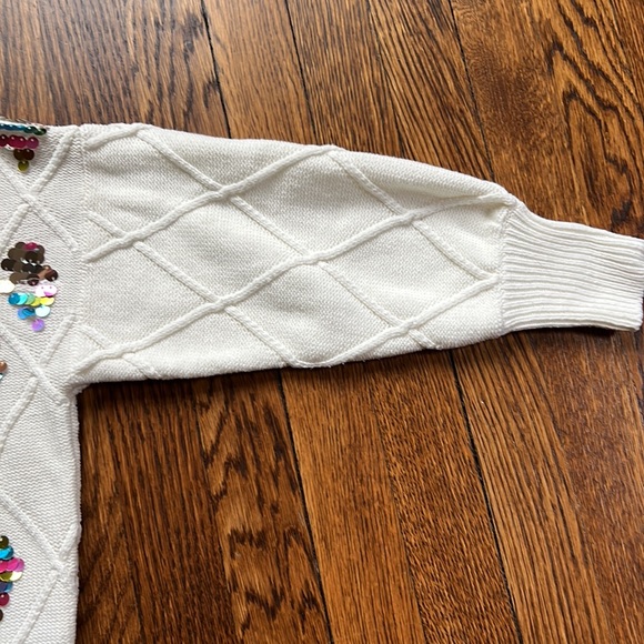 Habitual Sequin Sweater Size 7/8 - Picture 6 of 16